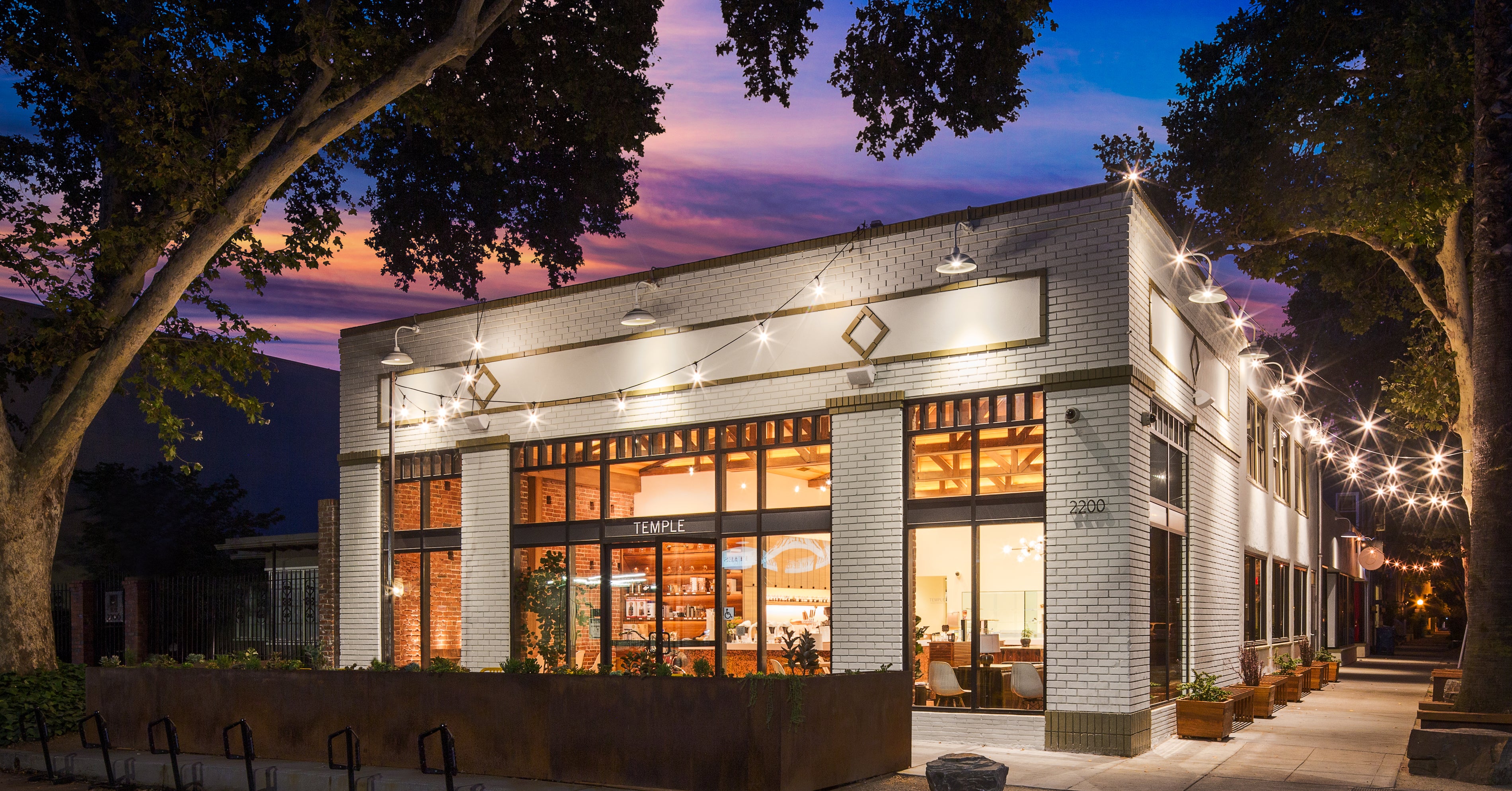 Exterior shot of Temple Coffee on K Street